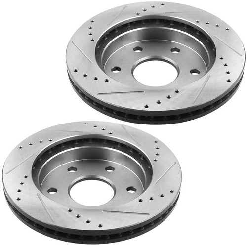 Front & Rear Brake Rotor +Brake Pad for Silverado 1500 Suburban 1500 Tahoe Yukon - Foto 5 di 9