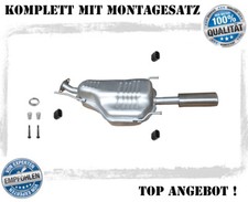 Endschalldämpfer Opel Zafira A 2.0 OPC Auspuff Endtopf Montagesatz Bj. 2001-2005