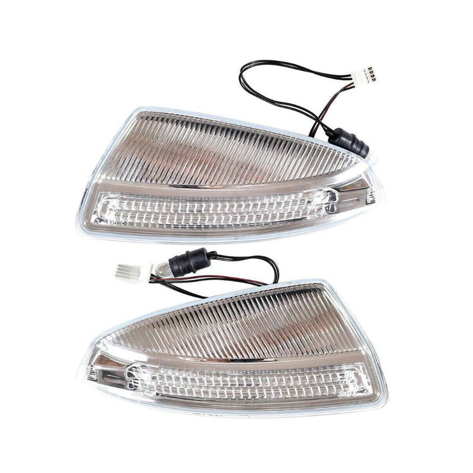 Par de luces de señal de giro de espejo lateral de puerta para Mercedes Benz X164 GL350 GL450 Foto 3 de 4