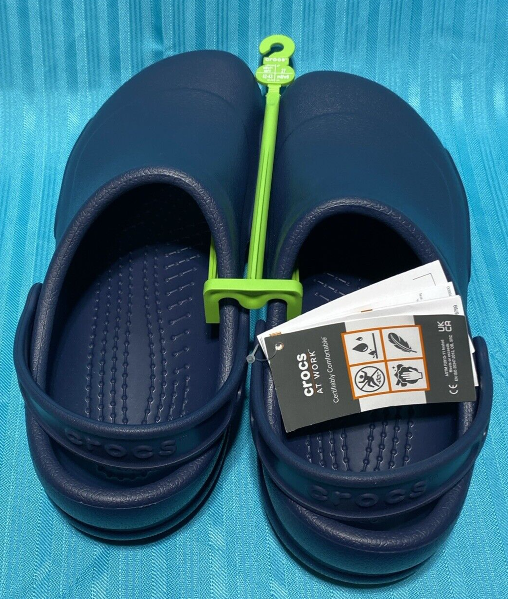 Blue CROCS Unisex Bistro Work Clogs Size M9/W11. CROCS | Shoes | Blue Crocs Unisex Bistro Work Clogs Size  main image 2
