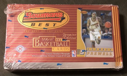 1996-97 Bowman's BEST Basketball SEALED Hobby Box - Kobe #R23 ATOMIC Refractor?