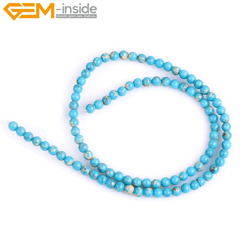 15'' Round Assorted Color Stone Beads Natural Sea Sediment Loose Beads Jewelry - Picture 31 of 96