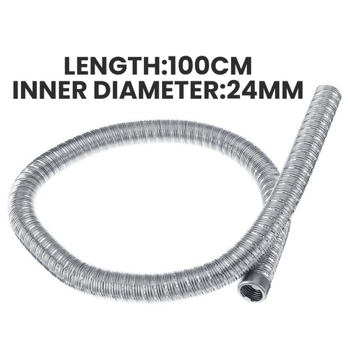 Heater Exhaust 2 Layer Flex Pipe Tube 24mm 39Inch Long fit for Webasto - Picture 2 of 9