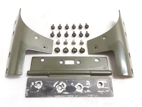 Jeep JK Wrangler Windshield Hinge/Support Brackets Sarge Green PGG 07-17 147439
