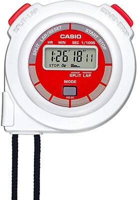 HS-3C-7JH Official CASIO Stopwatch "Red and white" color limited model - Image 1 of 4