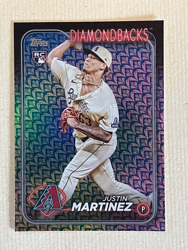 2024 Topps Series 1 Holiday Parallel 325 Justin Martinez RC Arizona Diamondbacks - 第 1/1 張圖片