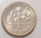 undated D & P Roosevelt two tailed  Dime    -  Two coins spliced together