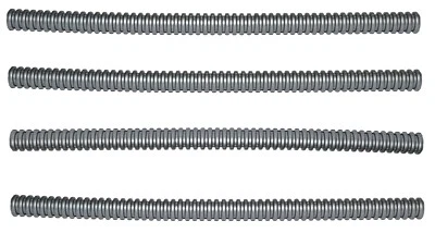 😀 Lego Hose Ribbed 7mm D. 18L [pack of 4] Silver Grey tube tubing technic