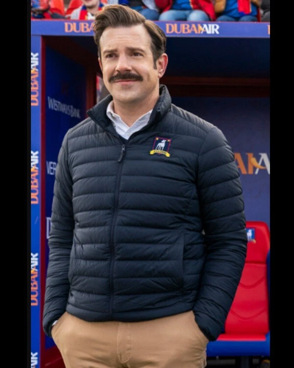 Ted Lasso Jason Sudeikis Football Team Outfit Mens Winter Wear