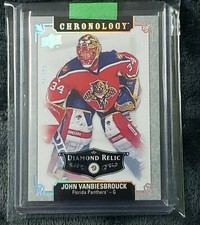 2018-19 UD Chronology Diamond Relics #25/36 **RARE** John Vanbiesbrouck 