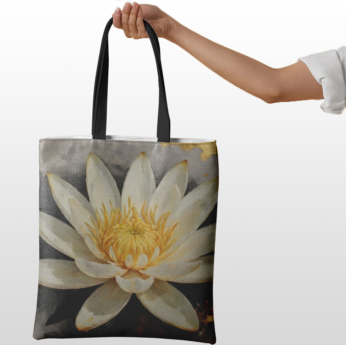 Floral Tote Bag Reusable Shopping Daily Carry Gift Eco-Friendly Stylish