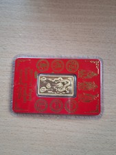 Lingot OR 1/2 Once 96.5% Or pur 1 Baht Dragon