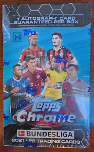 2021-22 Topps Chrome Bundesliga Soccer Hobby Box - Bellingham/Halaand Autos?