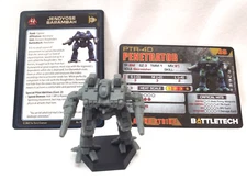Battletech Penetrator Mech + Pilot Cards Hansen's Roughriders Lance Inner Sphere