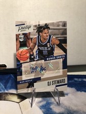 2021-22 Panini Chronicles Prestige Draft Picks DJ Steward Bonus Shots RC Auto 