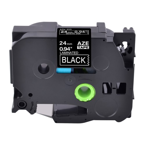 Laminated WhiteBlack Label Tape For 