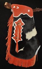 Custom Made Leather Kid's Chinks/Hair on Cowhide Kid's Chaps/Made in USA