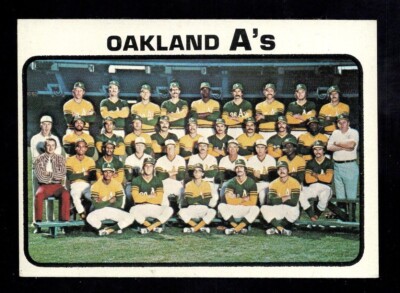 1973 Topps Baseball Card #500 Oakland Athletics Team TC Semi-High NRMT *ab