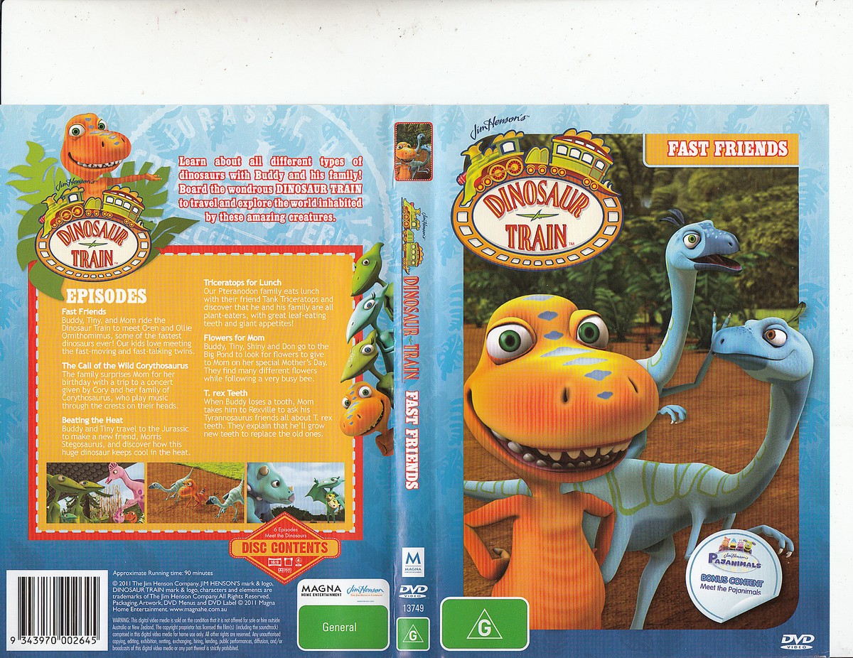 Dinosaur Train:Fast Friends-12009/13-TV Series USA-6 Episodes-DVD