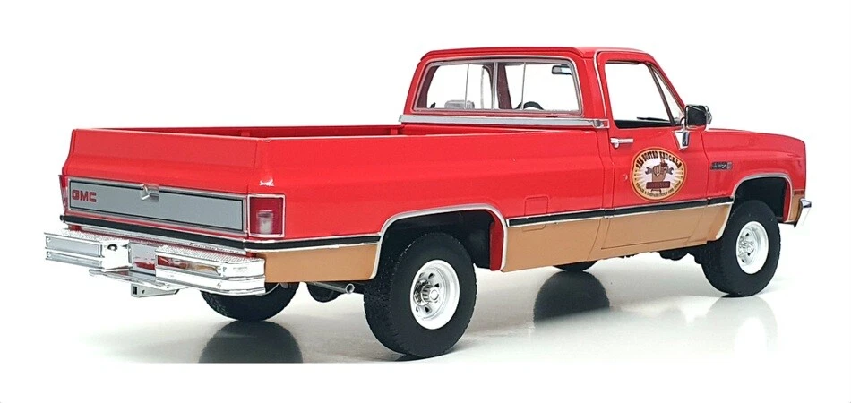 Greenlight escala 1/18 13612 - 1982 GMC K-2500 Sierra Grande - rojo Foto 2 de 4