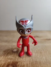 PJ Masks Owlet Owlette Owl Figure Red Silver Mask Toy Frog Box Just Play