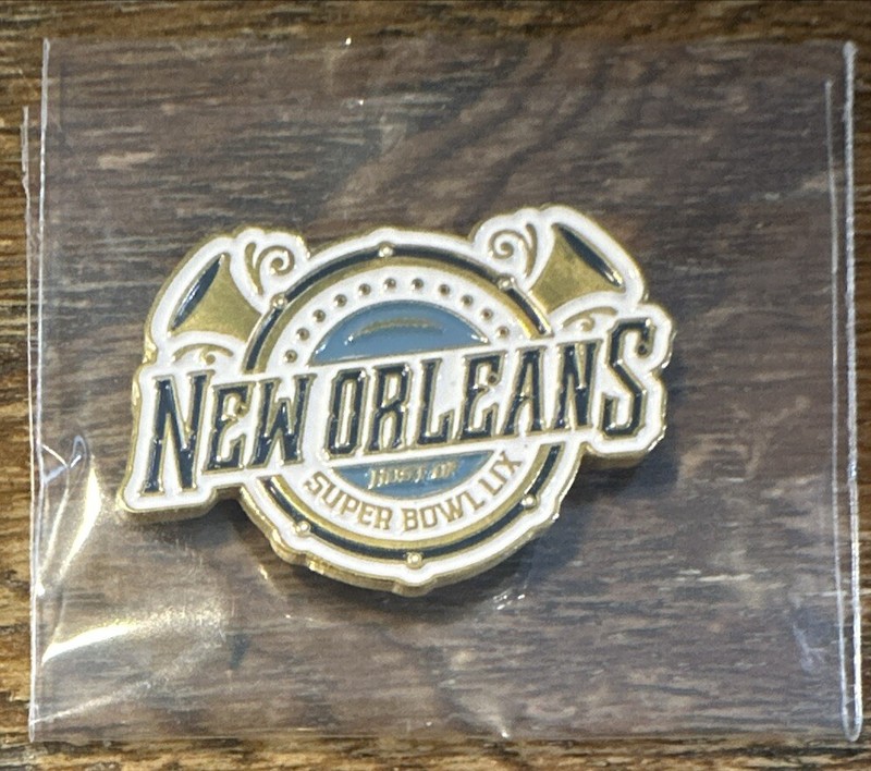 Super Bowl LIX (59) New Orleans Host Committee Media Pin 2025 NFL Rare Magnetic
