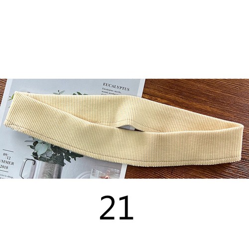 50cm Stretch Knitted Rib Cotton Fabric T-shirt Neckline Elastic Collar Cuff Trim - Picture 37 of 55