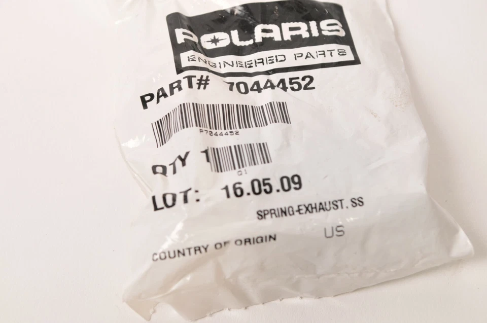 Genuine Polaris 7044452 Spring,Exhaust SS - Sportsman Forest 1000 2015-2016 - Image 2 of 2
