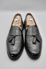 Allen Edmonds Acheson Black Leather Tassel Loafers Slip-On Dress Shoes 11 1/2 D