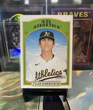 2021 Tyler Soderstrom Topps Heritage Minor League Prospect SP #215 19A