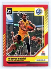 Wenyen Gabriel 2024-25 Donruss Turkish Airlines EuroLeague #67 Optic Red #/99