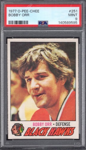 Bobby Orr #251 1977 O-Pee-Chee card