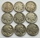 Buffalo Nickels:  1913 T1, 1913-S T1, 1916-D, 17-D, 18-D, 18-S, 19-S, 26-D, 26-S