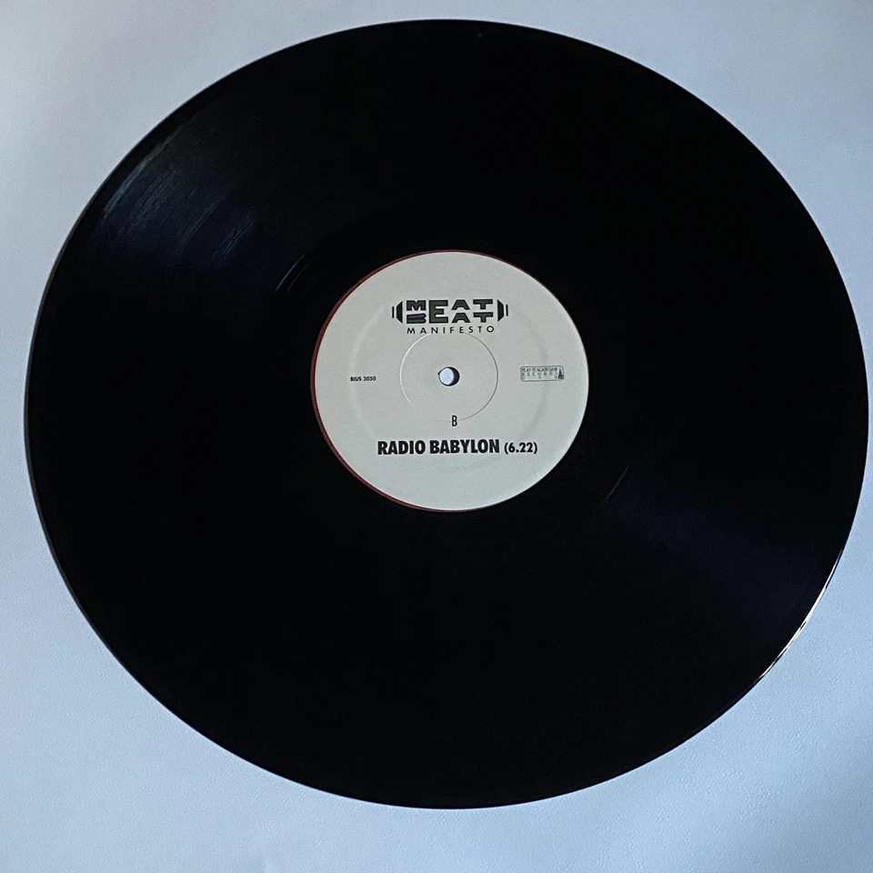Meat Beat Manifesto - 12” Single Vinyl LP- Play It Again Sam Records -1990 NM/NM Foto 4 de 4