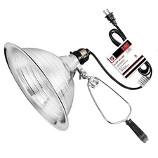 AutoCraft 8.5″ Aluminum Clamp-On Work Light Up to 150W AC4448