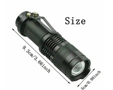 2Pack Tactical LED Flashlight Military Grade Torch Small Ultra Bright Light Lamp