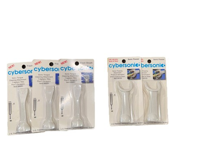 #ad Cybersonic Sonic 3 Tongue Cleaning #A201 amp; 2 Flosser #A103 Attachments New $19.00