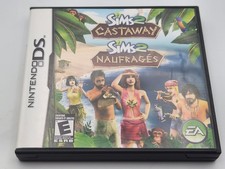 The Sims 2: Castaway (Nintendo DS, 2007) Authentic Tested Complete CIB 