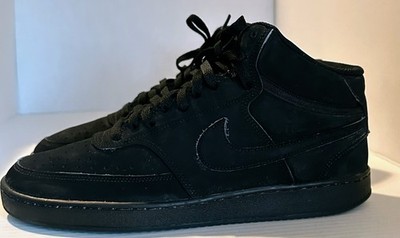 Nike Court Vision Mid Triple Black Men display picture 2