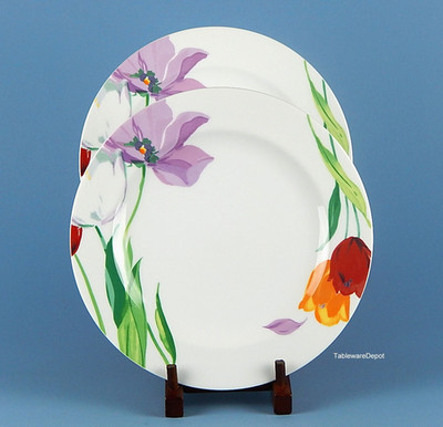 Studio Nova FLOURISH Y0228, Set of 2 Dinner Plates, Excellent Condition!