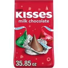HERSHEYS Milk Chocolate, Christmas Candy Bulk Bag, 35.85 oz