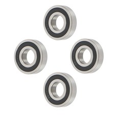 4 Piece 63/32-2RS Sealed 32  75  20 mm Pre-Lubricated Deep Groove Ball Bearing