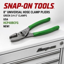 Snap On Tools 8 Universal Hose Clamp Pliers 342 Clamps Usa Hcp48bcfg Green Snap On Tools 8 Universal Hose Clamp Pliers 342 Clamps Usa Hcp48bcfg Green