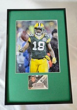 Reggie Cobb Signed Rookie Card + Photo Display Framed 11x17 SAGE Packers. rookie card picture