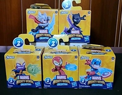 5 er SET MARVEL MIGHTY VERSE FIGUREN , TOP ARTIKEL , NEU , GESCHENKIDEE,  SET 2