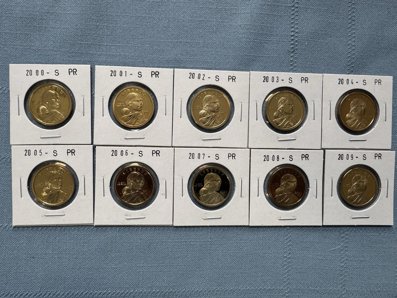 10 Sacagawea S Proofs (2000-2009)