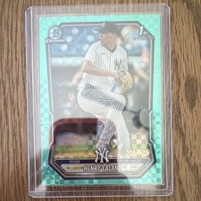 2024 Bowman Chrome Prospects Henry Lalane #BCP-104 Aqua Refractor /125 1st