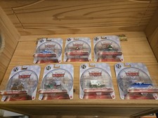 Disney Pixar Cars Toys Metal Holiday Winter Christmas Complete Gift Set Of 7