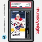 2021 UPPER DECK #201 COLE CAUFIELD YOUNG GUNS RC ROOKIE PSA 10
