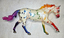 Breyer 2021 Breyerfest 7  Seven Arts Surprise MATTE Rainbow Appaloosa & VIP Pin